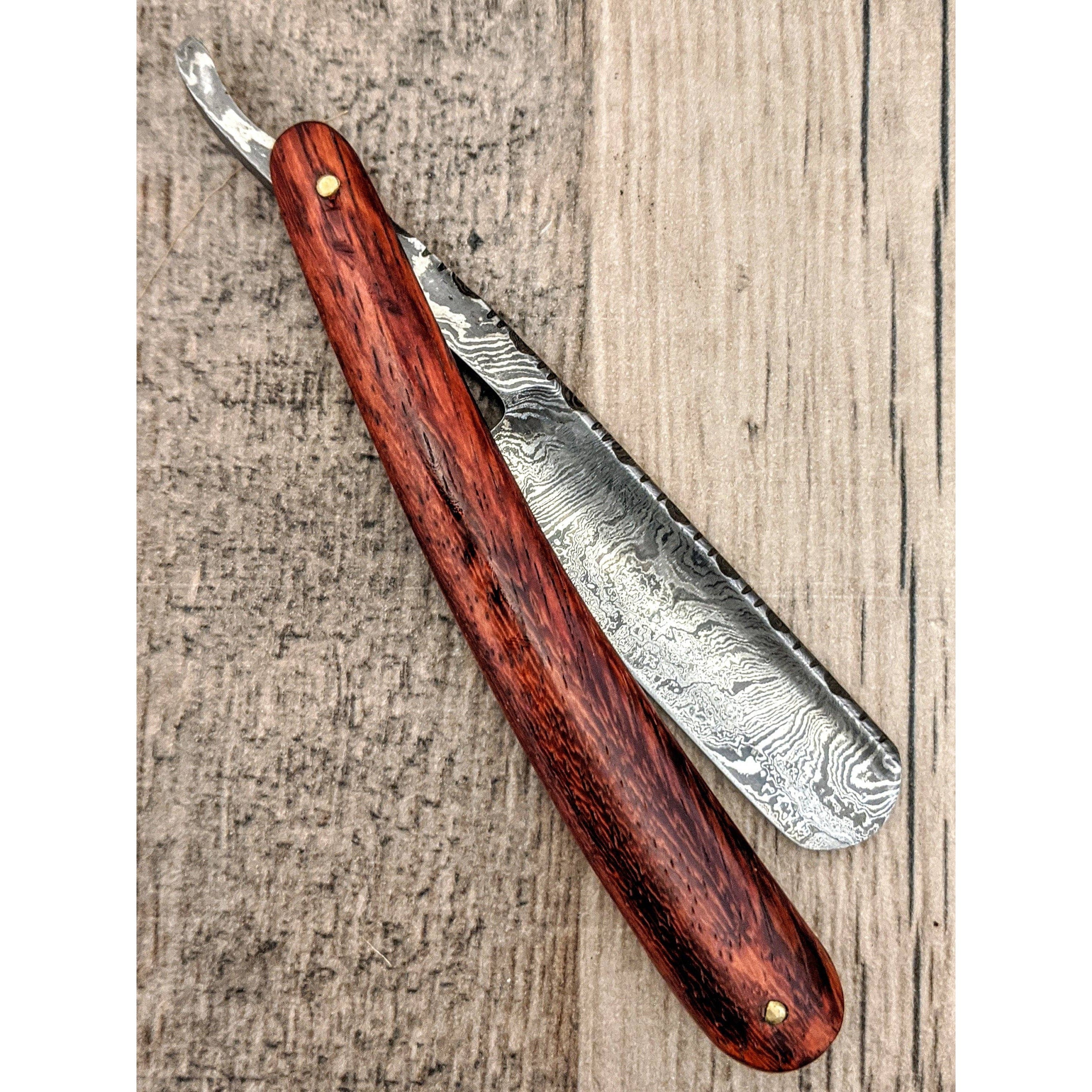HTK Damascus  StraightRazor / Shave / Handmade / Custom