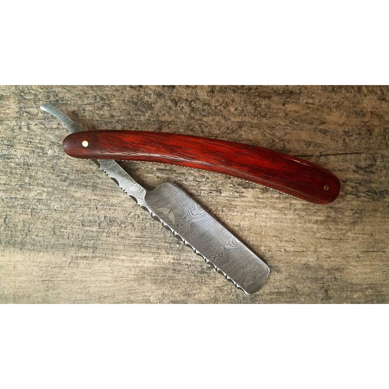 HTK Damascus  StraightRazor / Shave / Handmade / Custom