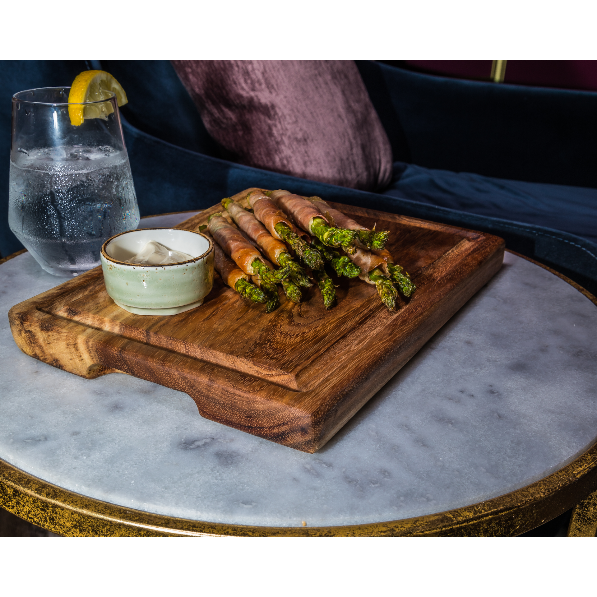 Square End Charcuterie Board - Live Edge - Cutting Board: Large 18x12"