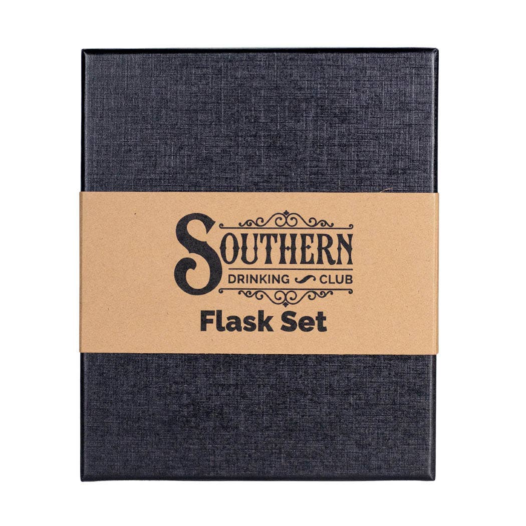 Texas Zavala Star - 6oz Flask Set