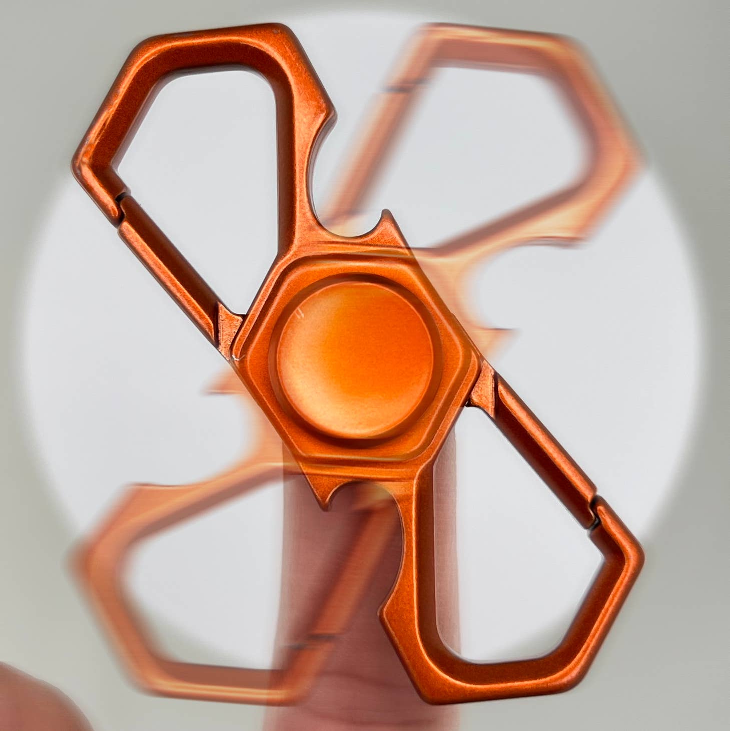 "The Fidgeter" Double Carabiner Fidget Toy