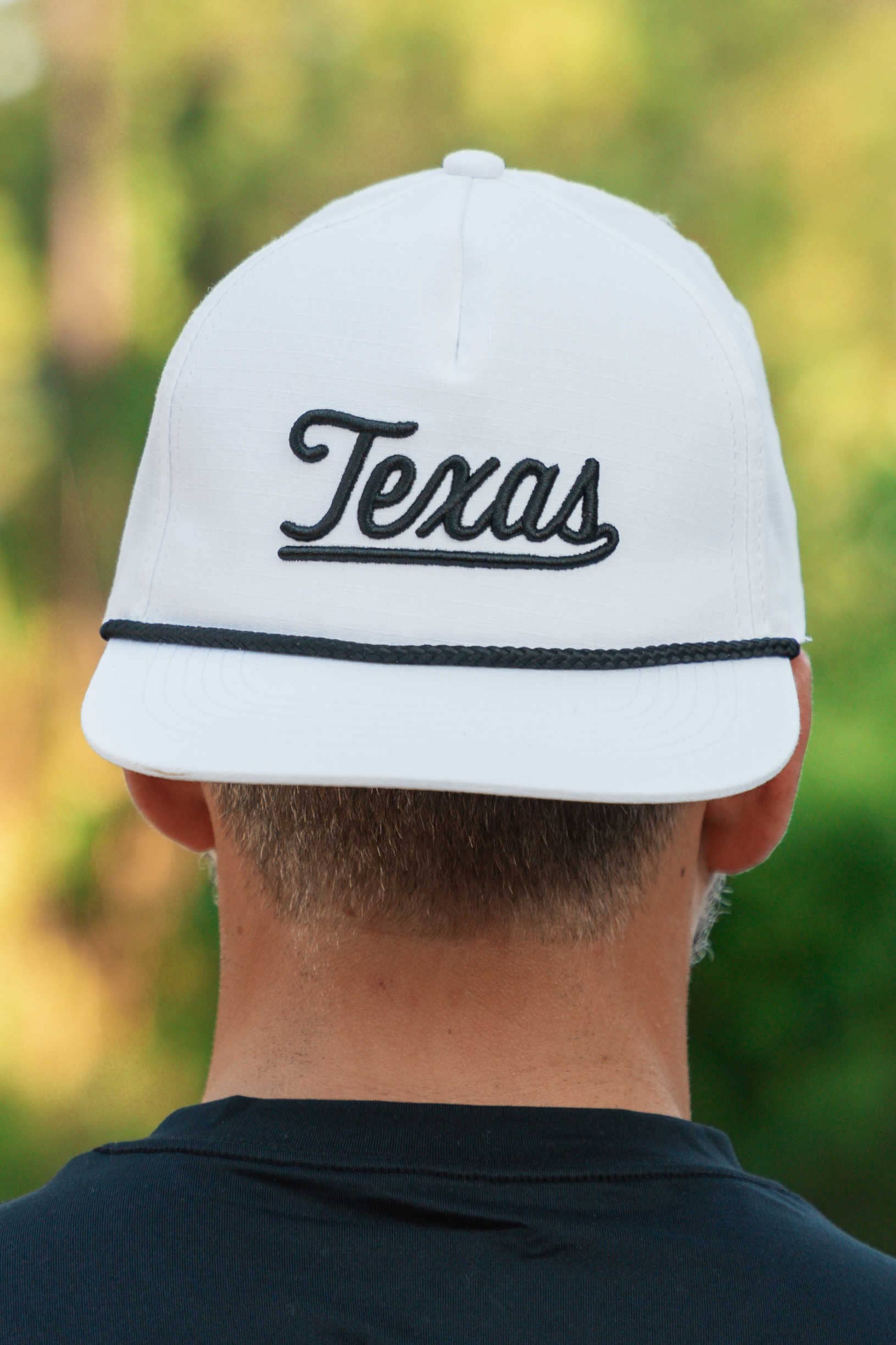 Cap - Texas Script - White