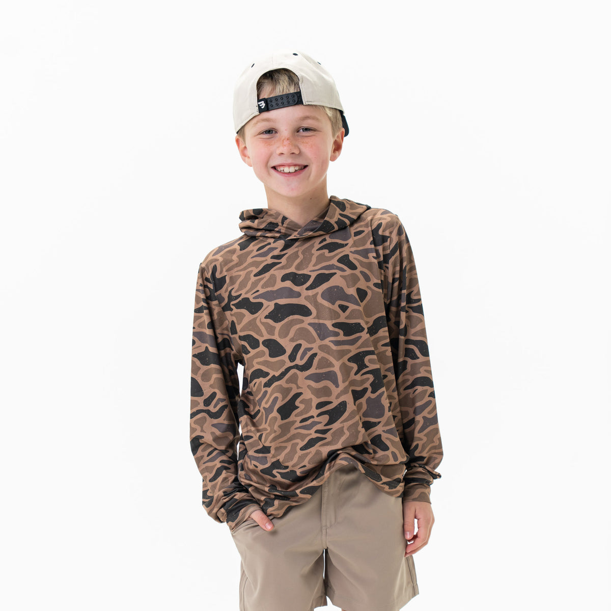 Youth - Fleece Hoodie - Gauge Camo
