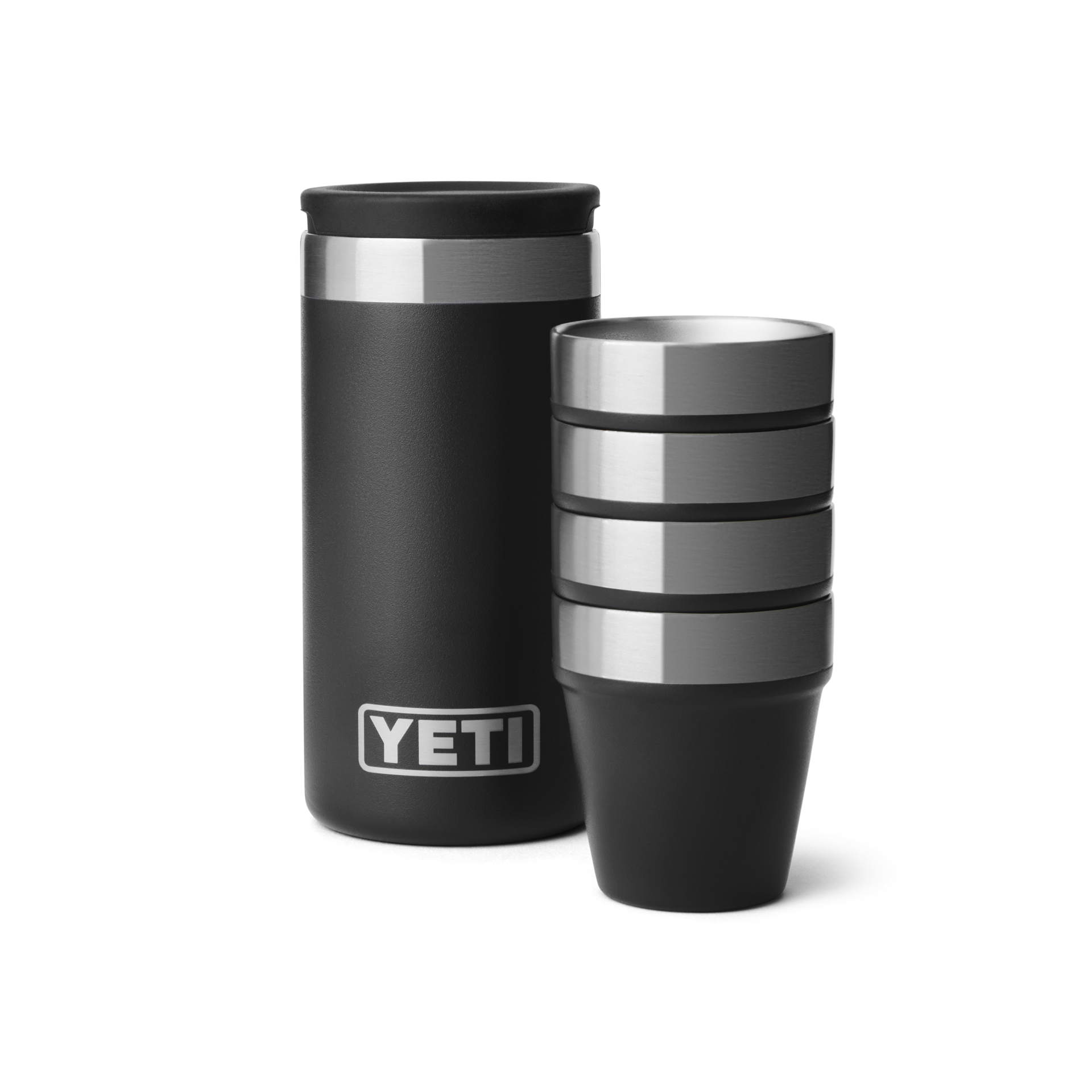 YETI Shot Glasses  WITH CARRYING CASE
