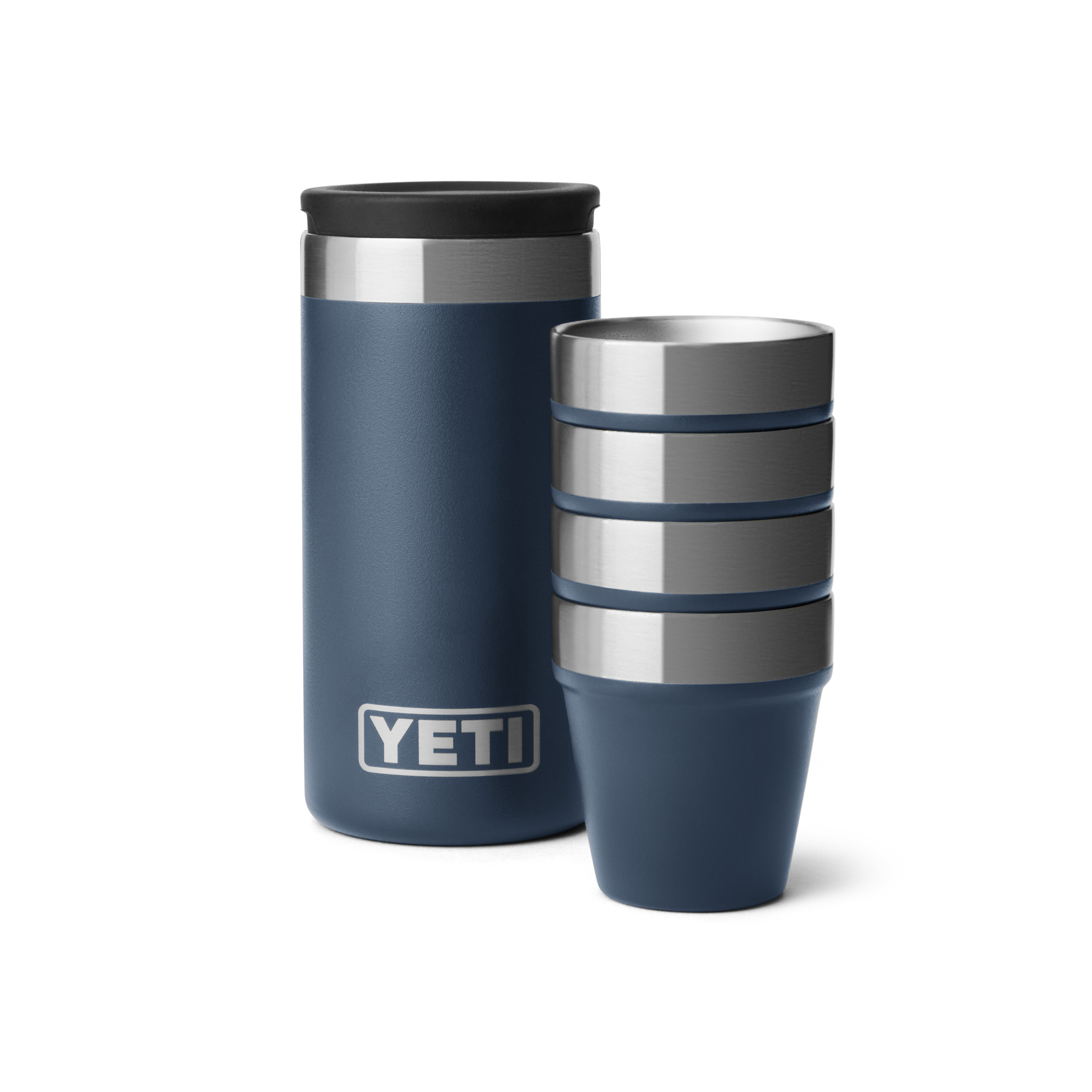 YETI Shot Glasses  WITH CARRYING CASE