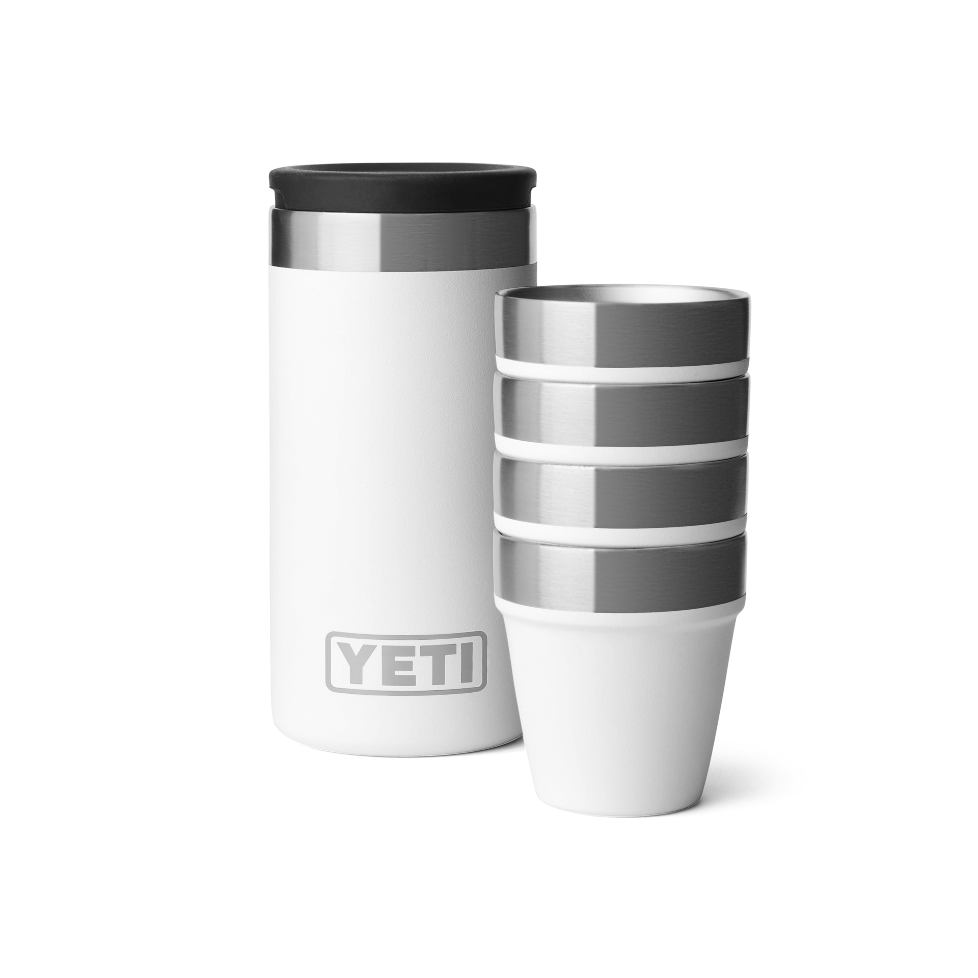 YETI Shot Glasses  WITH CARRYING CASE