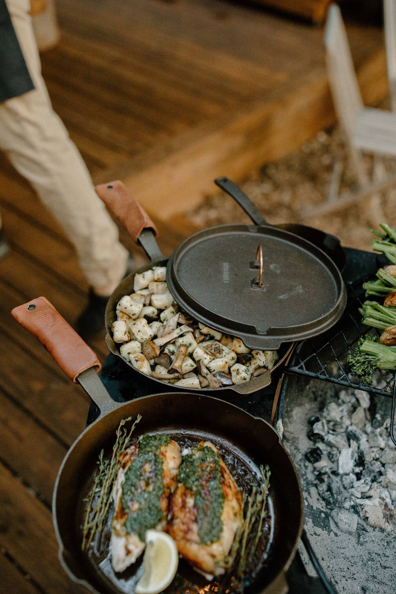 All-In-One Cast Iron Skillet: 10"