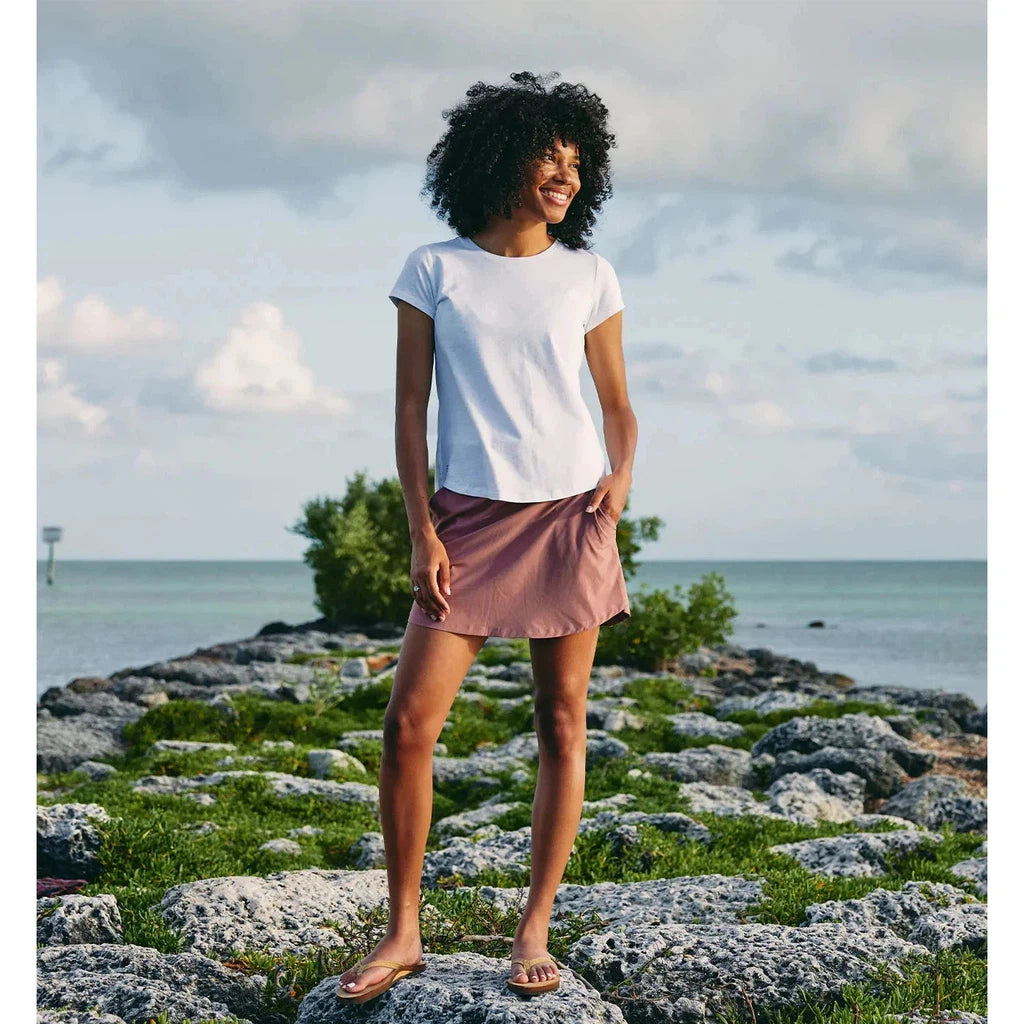 Women's Bamboo Current Tee - Bright White