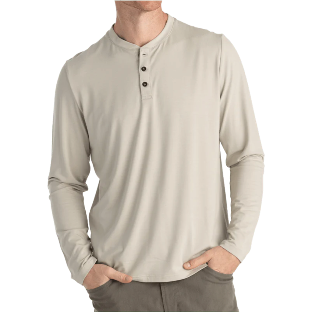 Men's Bamboo Flex Long Sleeve Henley